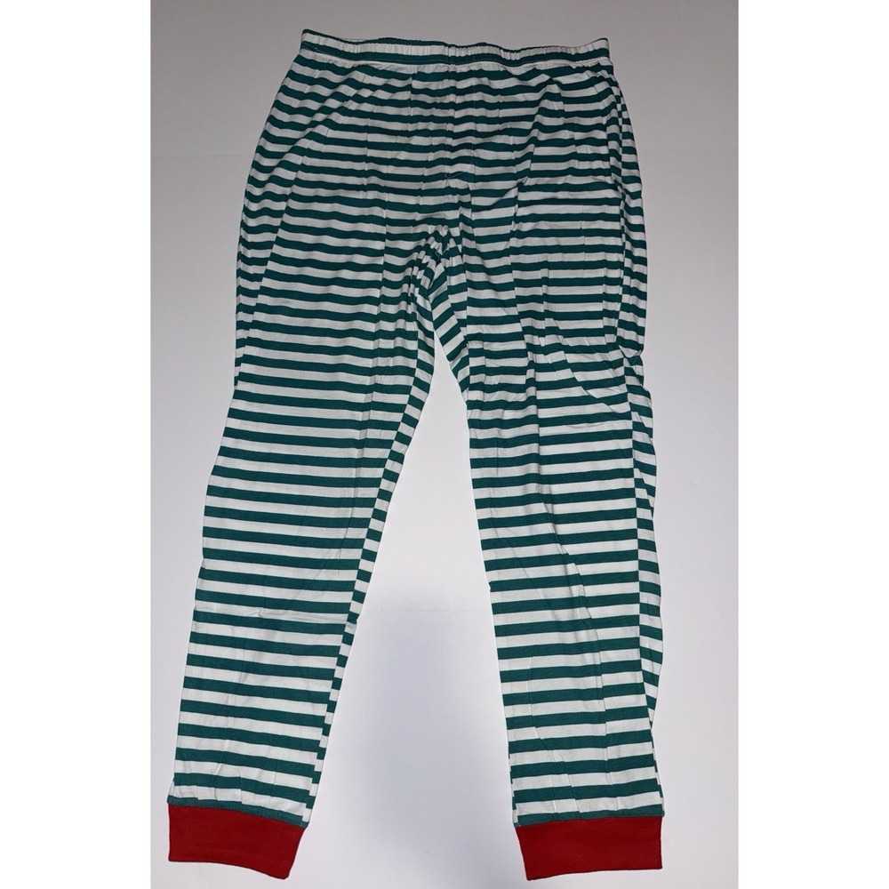 Joe Boxer Men XL Pajama Pants Christmas Red Green Striped Lounge Sleep Festive